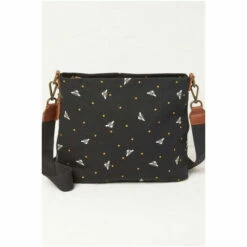 Fat Face FatFace Kingston Black Polka Dot Bee Cross-Body Bag 6 Fat Face FatFace Kingston Black Polka Dot Bee Cross-Body Bag -FatFaceshop unnamed file 1010