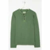 Fat Face FatFace Green Jacquard Henley T-Shirt -FatFaceshop unnamed file 107