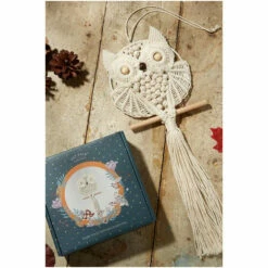 Fat Face FatFace Green Macrame Owl Decoration Kit -FatFaceshop unnamed file 1073