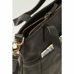 Fat Face FatFace Leather Black The Paris Tote Bag -FatFaceshop unnamed file 1080