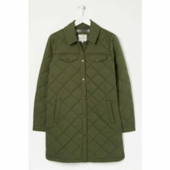 Fat Face FatFace Green Quinn Shacket -FatFaceshop unnamed file 1085