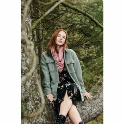 Fat Face FatFace Green Thea Plain Shacket