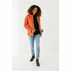 Fat Face FatFace Orange Ruby Puffer Jacket