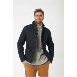 Fat Face FatFace Blue Hayle Quilted Jacket