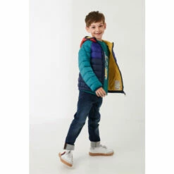 Fat Face FatFace Blue Harry Colourblock Jacket