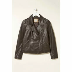 Fat Face FatFace Brown Bethany Biker Jacket 5 Fat Face FatFace Brown Bethany Biker Jacket -FatFaceshop unnamed file 1237