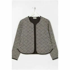 Fat Face FatFace Artisan Geo Quilted Black Jacket 6 Fat Face FatFace Artisan Geo Quilted Black Jacket -FatFaceshop unnamed file 1287