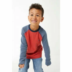 Fat Face Blue Texture Long Sleeve T-Shirts 3 Pack -FatFaceshop unnamed file 132