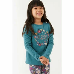 Fat Face FatFace Green Bloom Graphic T-Shirt