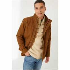 Fat Face Brown Preston Canvas Jacket 5 Fat Face Brown Preston Canvas Jacket -FatFaceshop unnamed file 1367