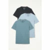 Fat Face FatFace Mens Blue T-Shirt 3 Pack -FatFaceshop unnamed file 140