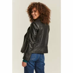 Fat Face FatFace Black Bethany Biker Jacket -FatFaceshop unnamed file 1434
