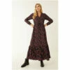 Fat Face FatFace Joyce Jewel Bloom Black Maxi Dress