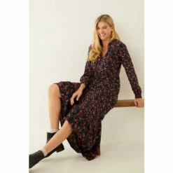 Fat Face FatFace Joyce Jewel Bloom Black Maxi Dress -FatFaceshop unnamed file 1456