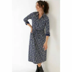 Fat Face FatFace Blue Sarah Prairie Shirt Dress