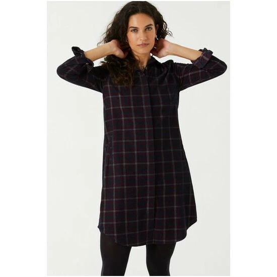unnamed-file-1465.jpg Fat Face FatFace Purple Chester Check Shirt Dress -FatFaceshop unnamed file 1465