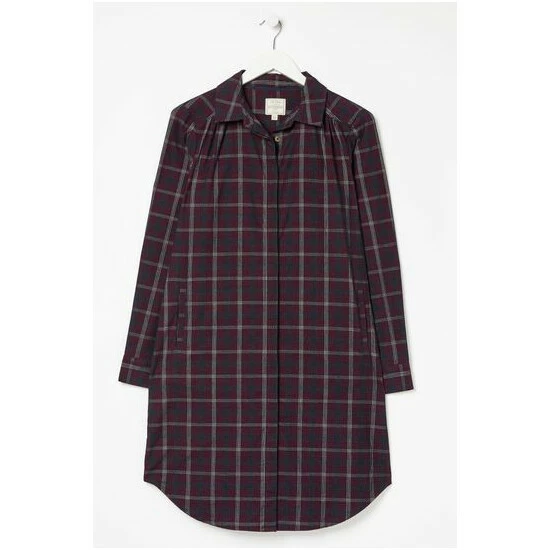 unnamed-file-1469.jpg Fat Face FatFace Purple Chester Check Shirt Dress -FatFaceshop unnamed file 1469