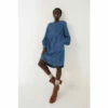 Fat Face FatFace Blue Liss Denim Dress