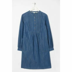 Fat Face FatFace Blue Liss Denim Dress 5 Fat Face FatFace Blue Liss Denim Dress -FatFaceshop unnamed file 1506