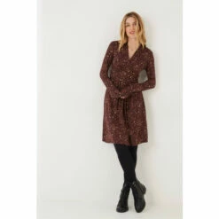 Fat Face FatFace Purple Delphine Dot Jersey Dress