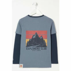 Fat Face FatFace Blue Mountains 2-In-1 T-Shirt -FatFaceshop unnamed file 152