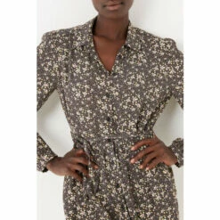 Fat Face FatFace Corby Daisy Black Shirt Dress -FatFaceshop unnamed file 1525