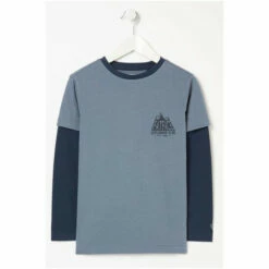 Fat Face FatFace Blue Mountains 2-In-1 T-Shirt -FatFaceshop unnamed file 153