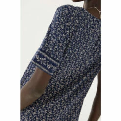 Fat Face FatFace Blue Simone Jersey Wave Dot Dress -FatFaceshop unnamed file 1582