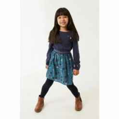 Fat Face FatFace Green Martha Star Print Dress