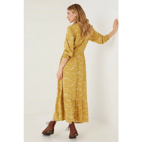 unnamed-file-1596.jpg Fat Face FatFace Yellow Penryn Painted Bird Midi Dress -FatFaceshop unnamed file 1596