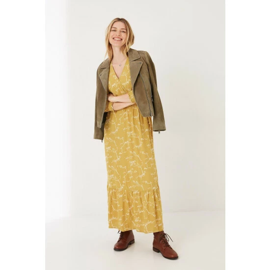 unnamed-file-1598.jpg Fat Face FatFace Yellow Penryn Painted Bird Midi Dress -FatFaceshop unnamed file 1598