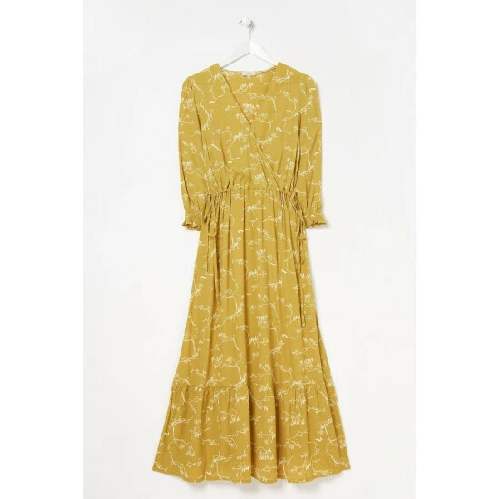 unnamed-file-1602.jpg Fat Face FatFace Yellow Penryn Painted Bird Midi Dress -FatFaceshop unnamed file 1602