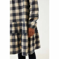 Fat Face FatFace Blue Grace Check Dress -FatFaceshop unnamed file 1606