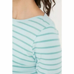 Fat Face FatFace Green Organic Cotton Breton T-Shirt -FatFaceshop unnamed file 161