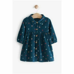 Fat Face FatFace Baby Crew Button Front Dress Denim -FatFaceshop unnamed file 1665