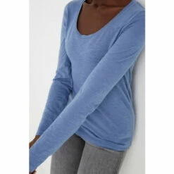 Fat Face FatFace Blue Kelly Organic Cotton Top -FatFaceshop unnamed file 167