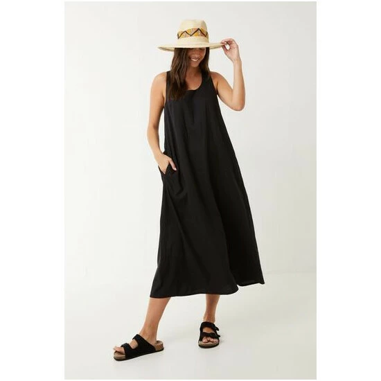 unnamed-file-1683.jpg Fat Face FatFace Winter Beach Lola Linen Blend Black Maxi Dress -FatFaceshop unnamed file 1683