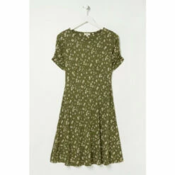 Fat Face FatFace Green Delilah Daisy Dress -FatFaceshop unnamed file 1696