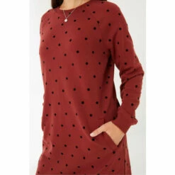 Fat Face FatFace Red Spot Sweat Dress -FatFaceshop unnamed file 1706