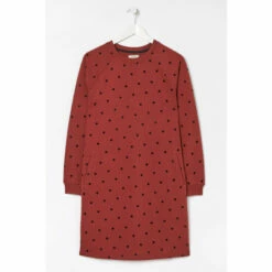 Fat Face FatFace Red Spot Sweat Dress -FatFaceshop unnamed file 1707