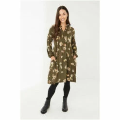 Fat Face FatFace Green Nieve Floating Blossom Dress 5 Fat Face FatFace Green Nieve Floating Blossom Dress -FatFaceshop unnamed file 1717