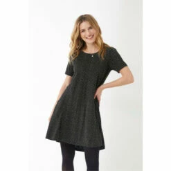 Fat Face FatFace Simone Spot Black Dress