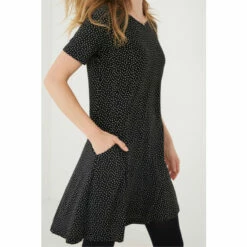 Fat Face FatFace Simone Spot Black Dress -FatFaceshop unnamed file 1725