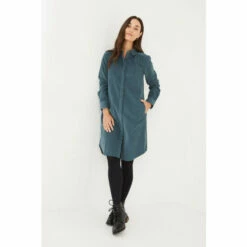 Fat Face FatFace Green Chester Cord Shirt Dress
