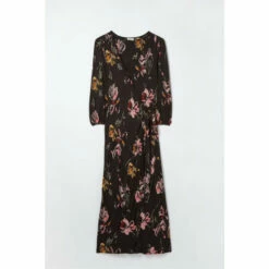 Fat Face FatFace Rachel Black Floral Wrap Jersey Dress 5 Fat Face FatFace Rachel Black Floral Wrap Jersey Dress -FatFaceshop unnamed file 1746