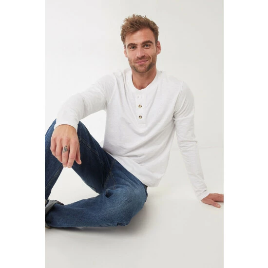 unnamed-file-175.jpg Fat Face FatFace White Long Sleeve Slub Henley T-Shirt -FatFaceshop unnamed file 175
