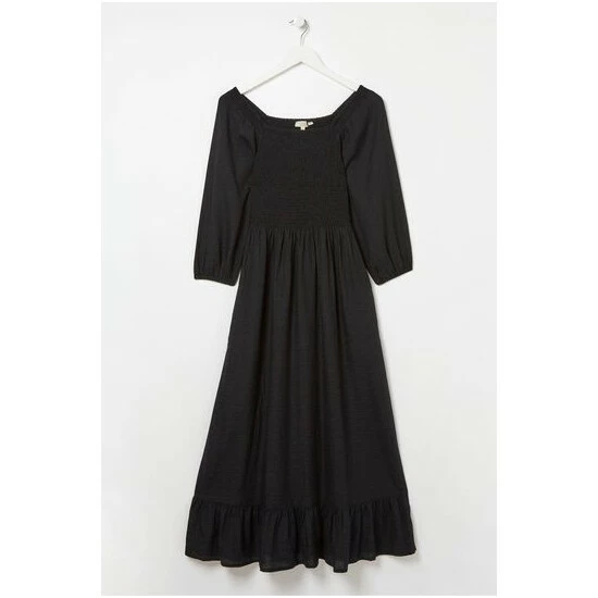 unnamed-file-1769.jpg Fat Face FatFace Adele Black Shirred Midi Dress -FatFaceshop unnamed file 1769