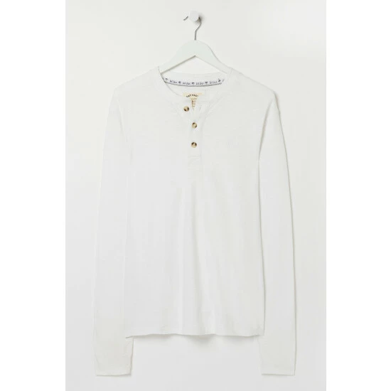 unnamed-file-178.jpg Fat Face FatFace White Long Sleeve Slub Henley T-Shirt -FatFaceshop unnamed file 178