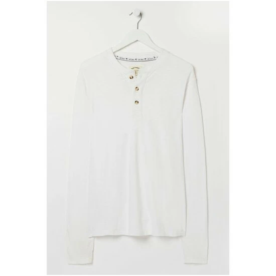 unnamed-file-179.jpg Fat Face FatFace White Long Sleeve Slub Henley T-Shirt -FatFaceshop unnamed file 179