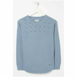 Fat Face FatFace Blue Emmy Jumper -FatFaceshop unnamed file 1792